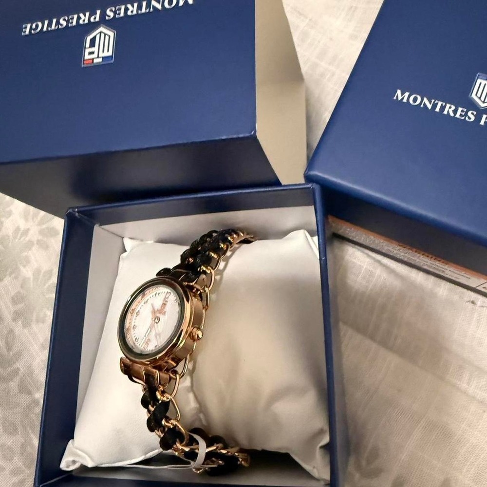 Montres Prestige Watch OS Gold Black NEW
